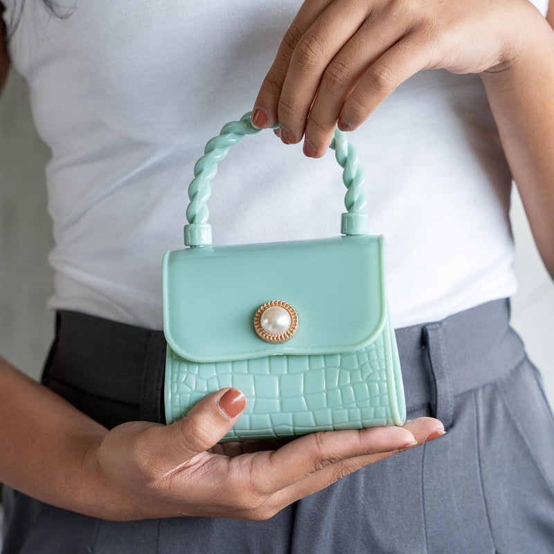 Sling bag with handle shop