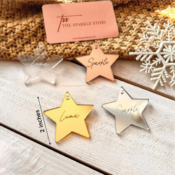 Personalized Ornament - Star - Single - COD Not Applicable