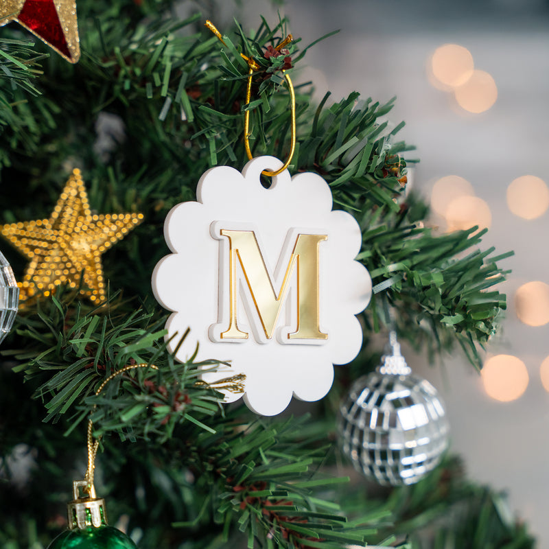 Personalized Blossom Bauble - Initial - Single - COD Not Applicable