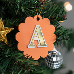 Personalized Blossom Bauble - Initial - Single - COD Not Applicable