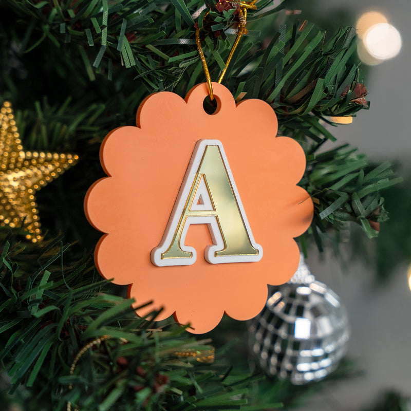 Personalized Blossom Bauble - Initial - Single - COD Not Applicable