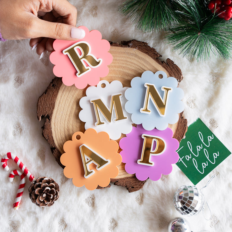 Personalized Blossom Bauble - Initial - Single - COD Not Applicable