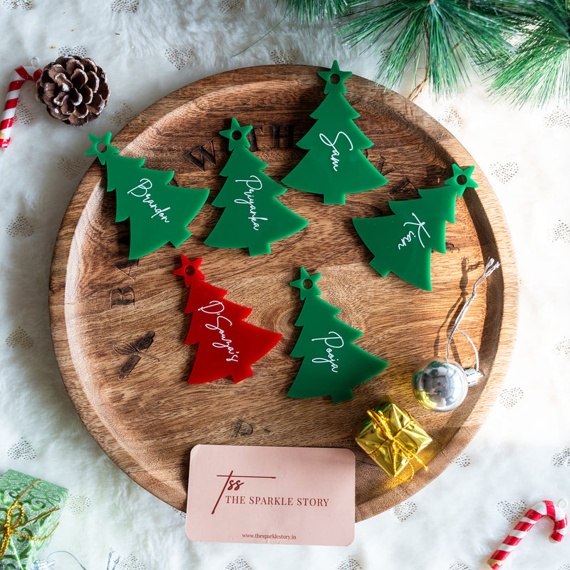 Personalized Gift Tag - Christmas Tree - Set of 5 - COD Not Applicable