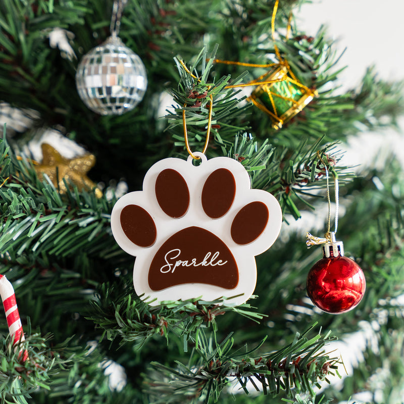 Personalized Ornament - Pawsome - Single - COD Not Applicable