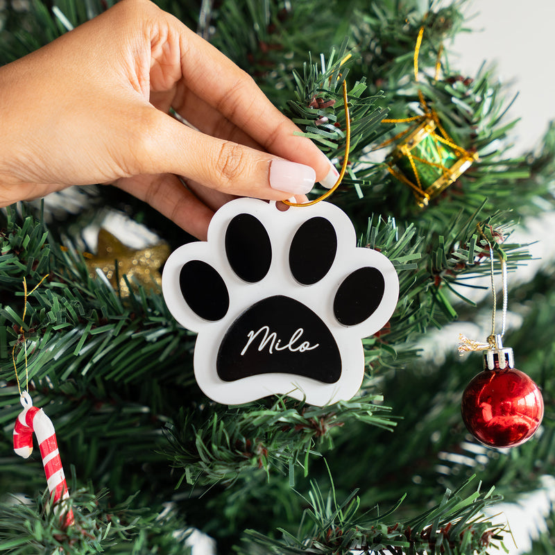 Personalized Ornament - Pawsome - Single - COD Not Applicable
