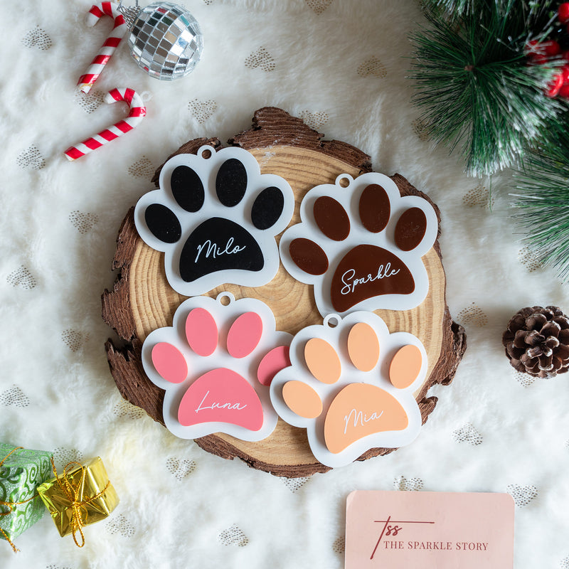 Personalized Ornament - Pawsome - Single - COD Not Applicable