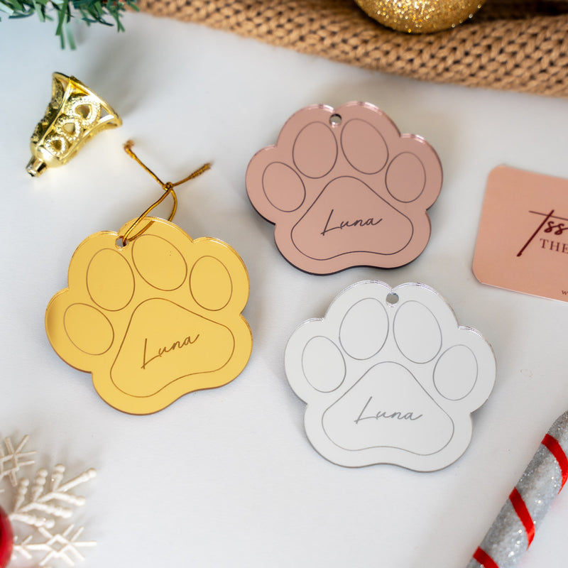 Personalized Ornament - Pawfect - Single - COD Not Applicable