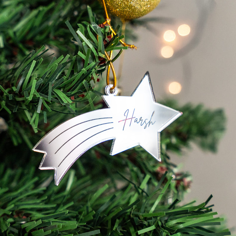Personalized Ornament - Shooting Star - Single - COD Not Applicable