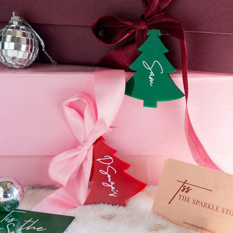 Personalized Gift Tag - Christmas Tree - Set of 5 - COD Not Applicable