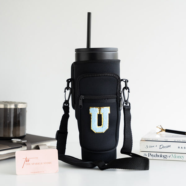 Personalized Tumbler Carrier Bag - Black - COD Not Applicable
