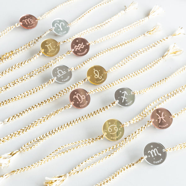 Personalized Zodiac Rakhi - COD Not Applicable