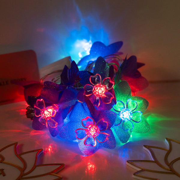 String Lights - Amethyst Flower