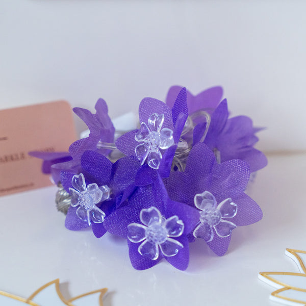 String Lights - Amethyst Flower