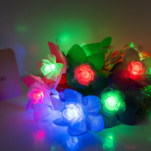 String Lights - Rainbow Flower