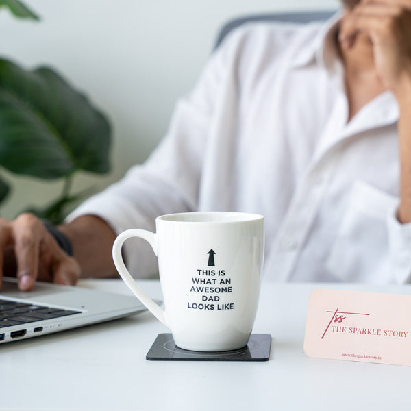 Tall Ceramic Mug - Awesome Dad