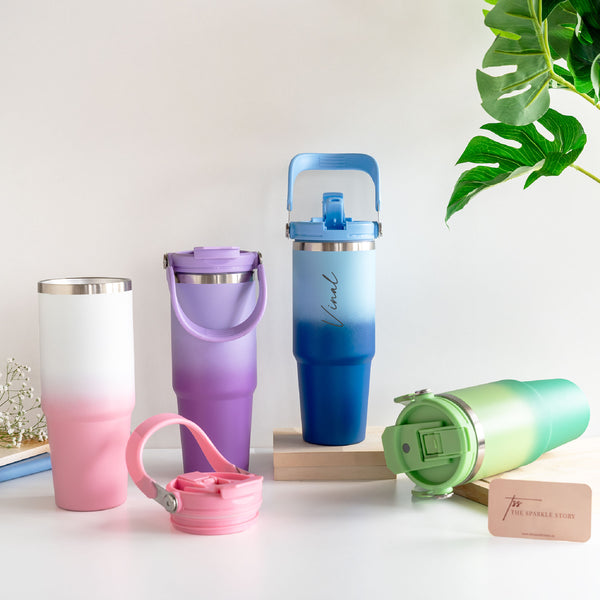 Personalized Ombré Tumbler - Drip - COD Not Applicable