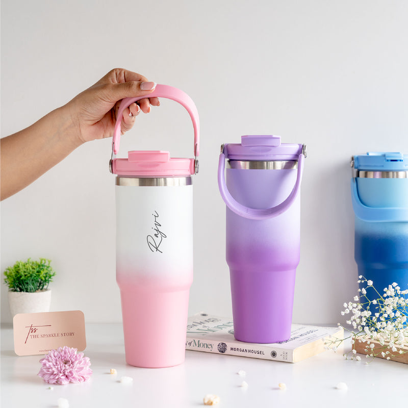 Personalized Ombré Tumbler - Drip - COD Not Applicable