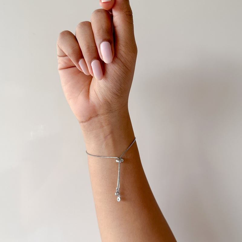 Personalized Loomba Bracelet - Bejewelled Initial - COD Not Applicable
