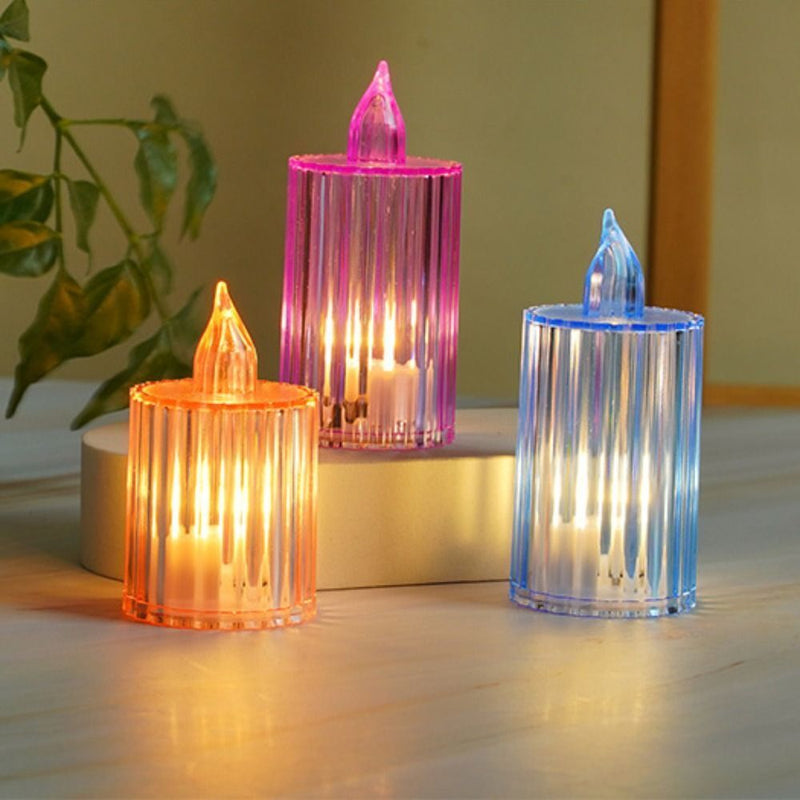 Crystal LED Tealight - Set of 4