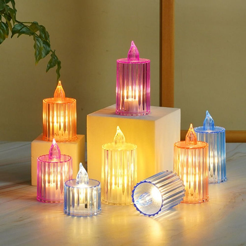 Crystal LED Tealight - Set of 4