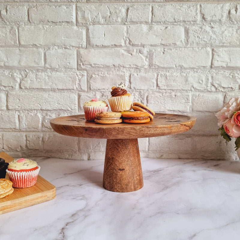 Personalized Cake Stand - Baked With Love - COD Not Applicable