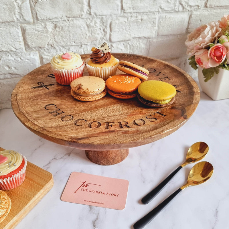 Personalized Cake Stand - Baked With Love - COD Not Applicable