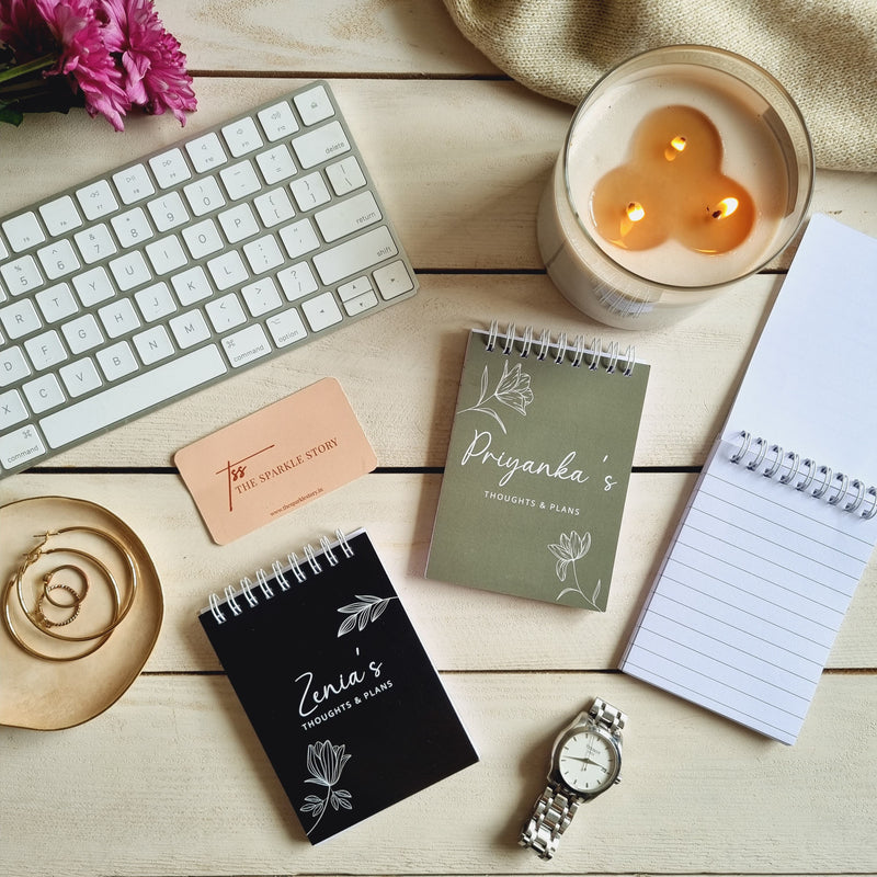 Personalized Spring Bloom Softbound Notepad - COD Not Applicable