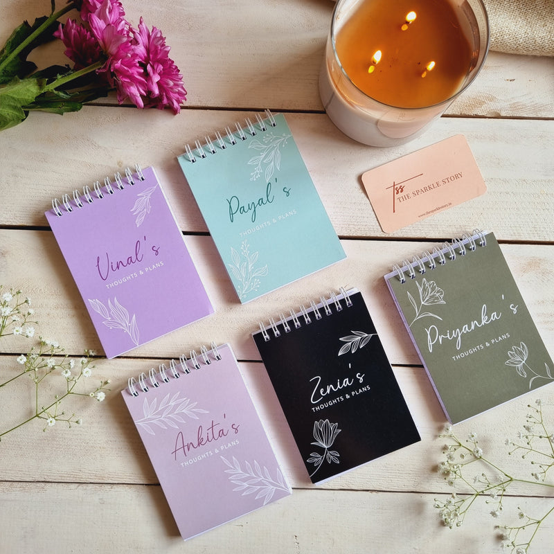 Personalized Spring Bloom Softbound Notepad - COD Not Applicable