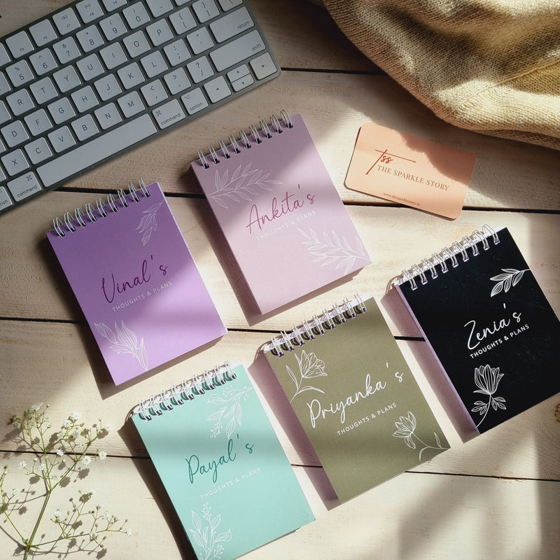 Personalized Spring Bloom Softbound Notepad - COD Not Applicable