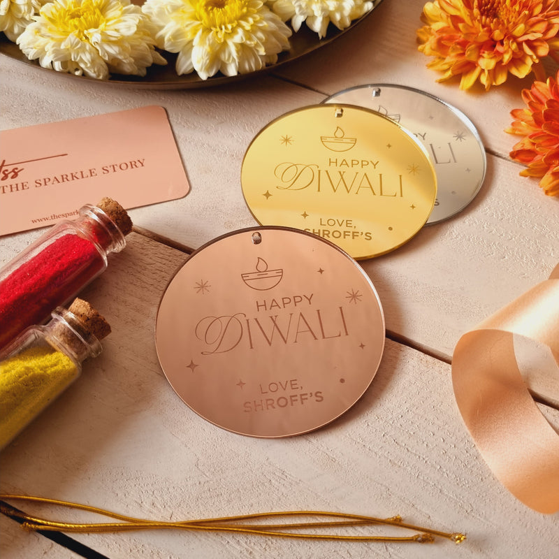 Personalized Gift Tag - Happy Diwali - COD Not Applicable