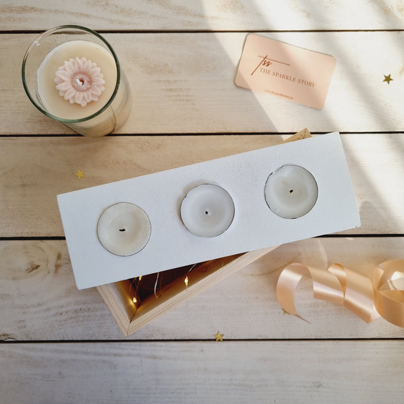 Personalized Storage Box With Tea Light Holder - Love And Light - COD Not Applicable