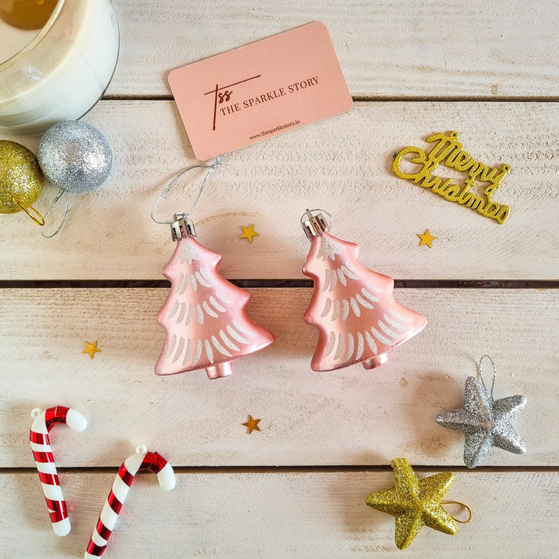 Christmas Ornament - Christmas Tree - Set Of 2