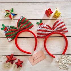 Christmas Bow Headband