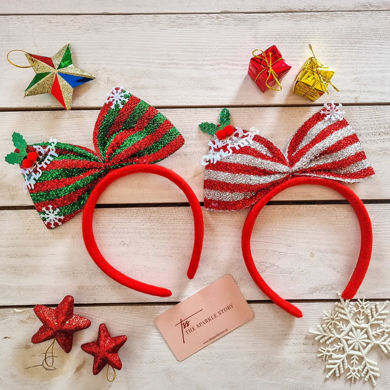 Christmas Bow Headband