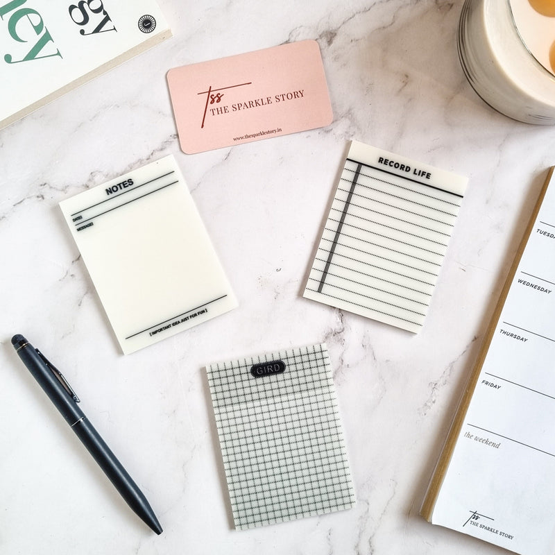 Transparent Sticky Note - Minimal
