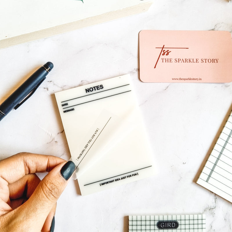 Transparent Sticky Note - Minimal