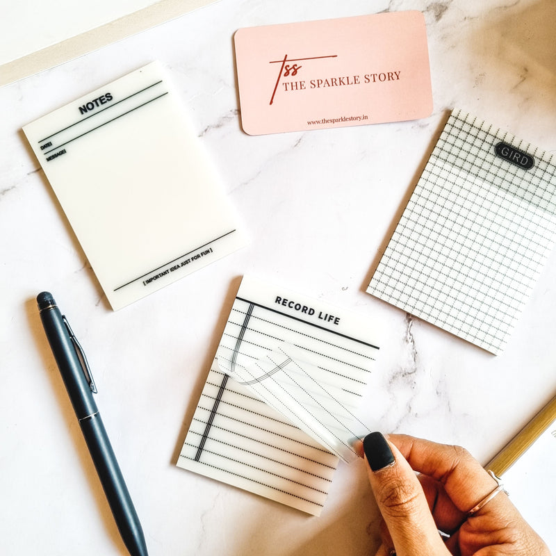 Transparent Sticky Note - Minimal