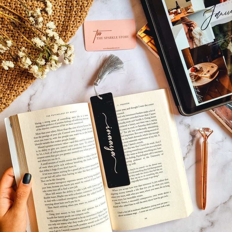 Personalized Bookmark With Tassel - COD Not Applicable