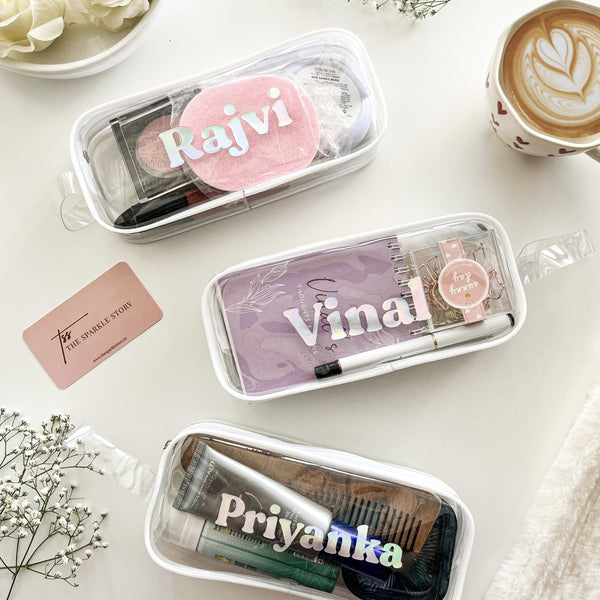 Personalized Clear Pouch - COD Not Applicable