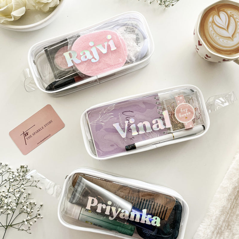 Personalized Clear Pouch - COD Not Applicable