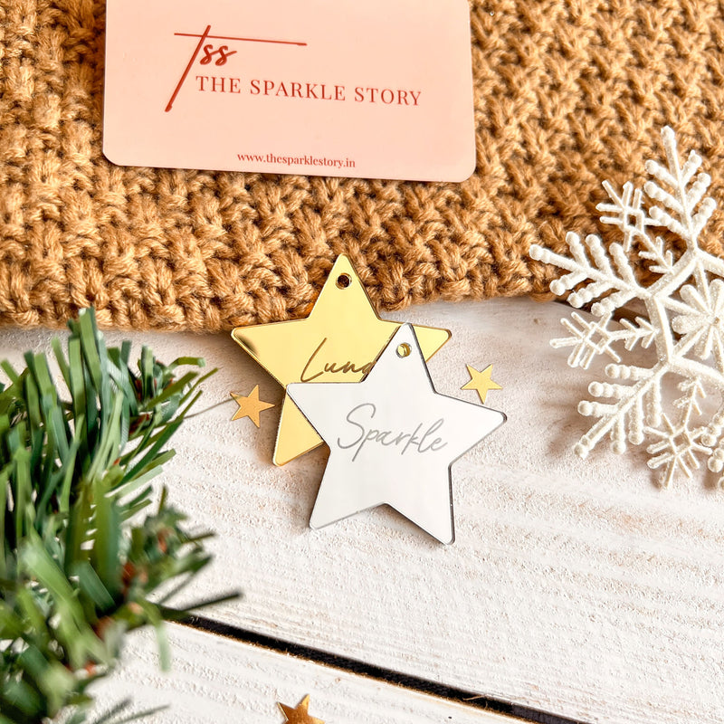 Personalized Ornament - Star - Single - COD Not Applicable