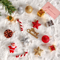 Christmas Ornaments - Set Of 15 - Assorted