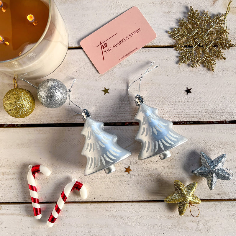 Christmas Ornament - Christmas Tree - Set Of 2