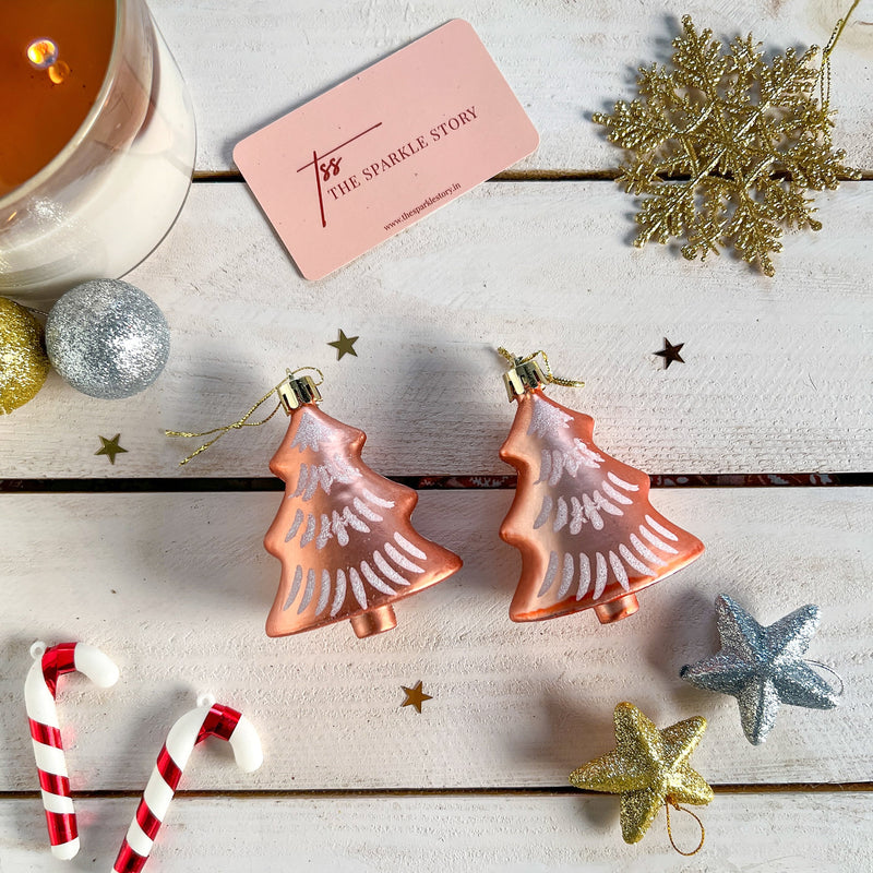 Christmas Ornament - Christmas Tree - Set Of 2