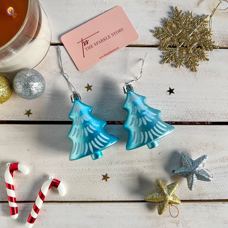 Christmas Ornament - Christmas Tree - Set Of 2