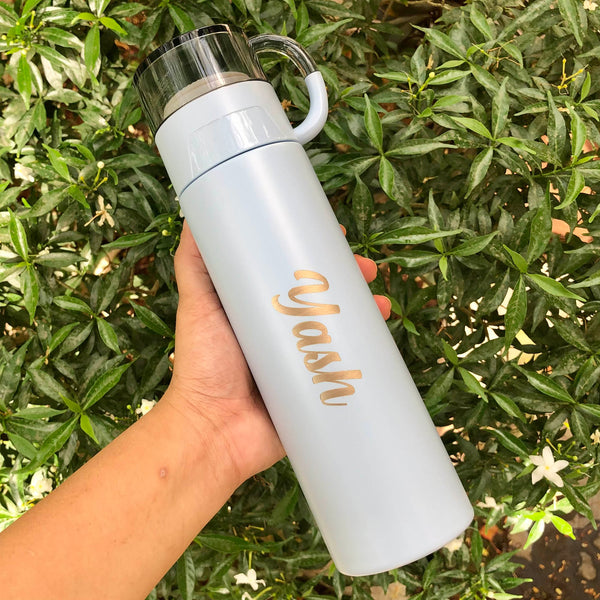 Personalized Insulated Bottle With Cup - COD Not Applicable