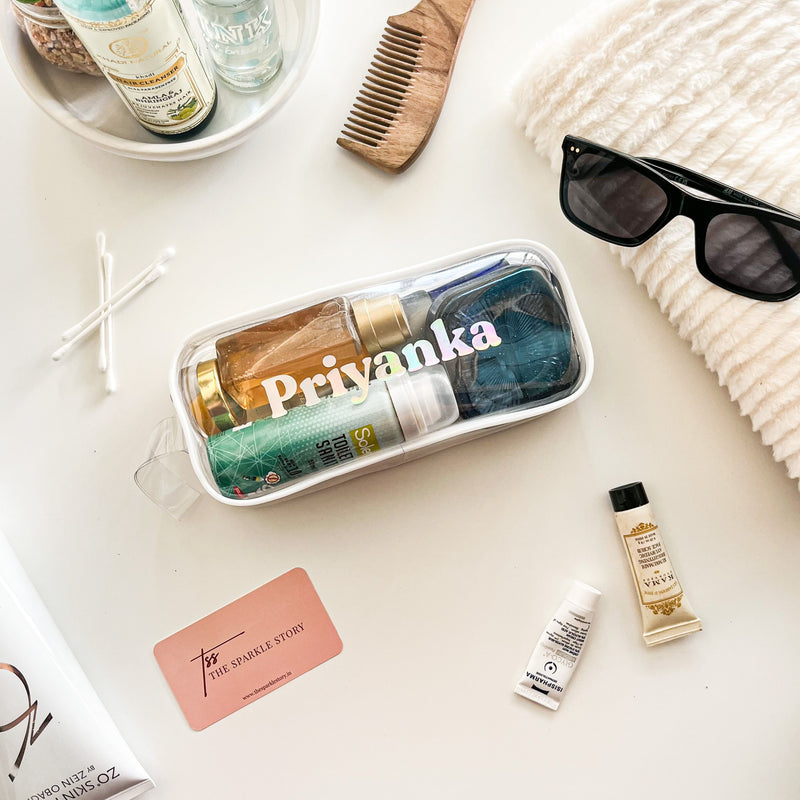Personalized Clear Pouch - COD Not Applicable
