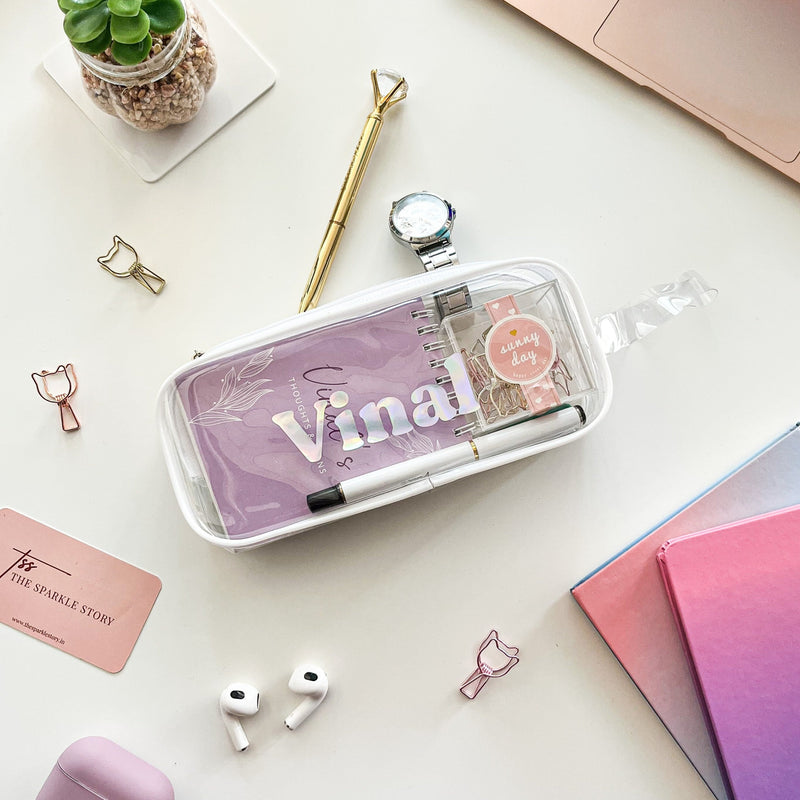 Personalized Clear Pouch - COD Not Applicable
