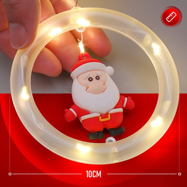 Ring Christmas Curtain Lights