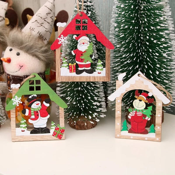 Christmas House Hanging Bauble - Reindeer